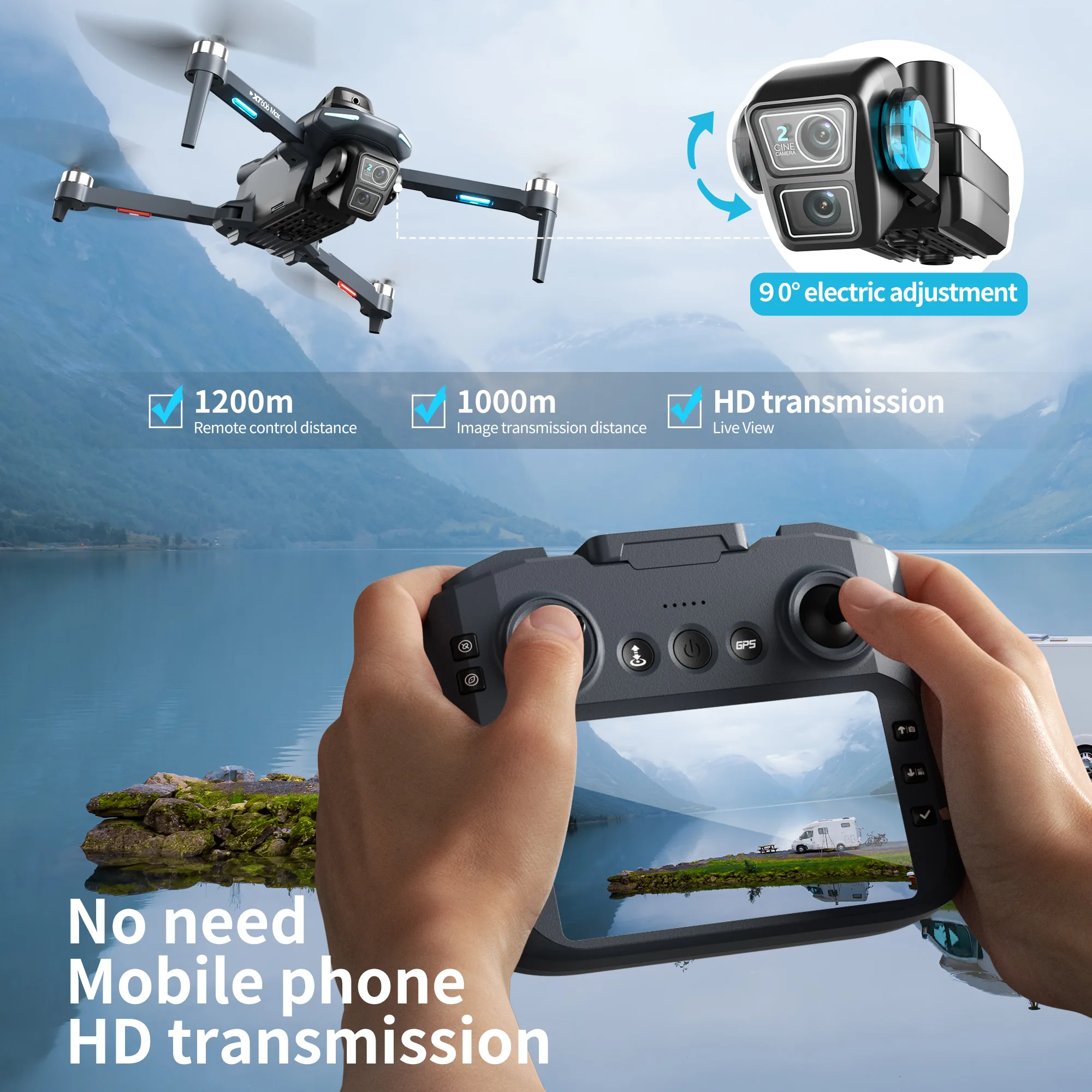 Drone Original XT606 Professio - Drone Surveying avis et prix