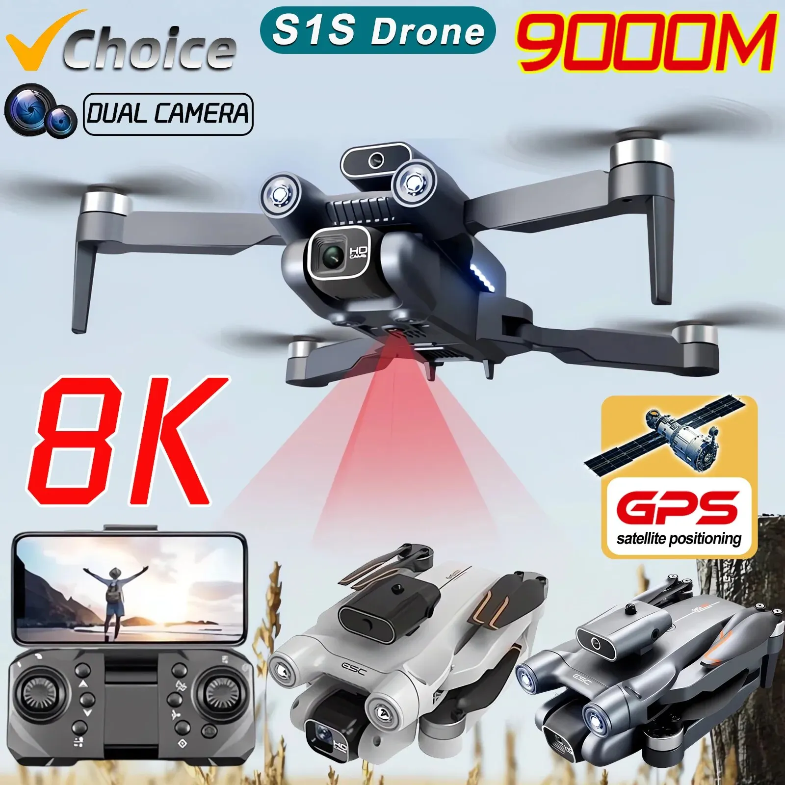 S1S 5G GPS Drone Caméra 8K, Mo - Drone Surveying avis et prix