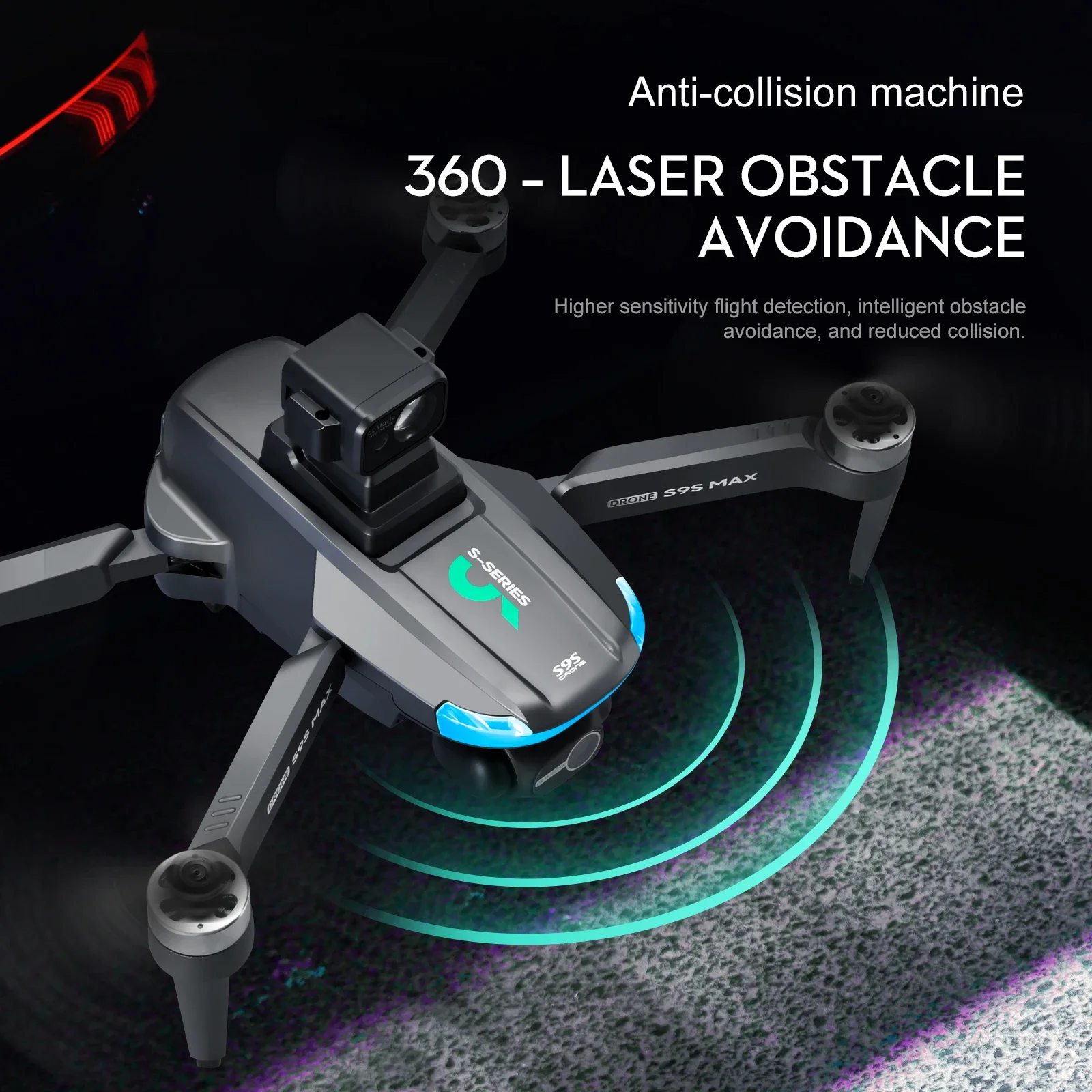 Nouveau S9S MAX MINI Drone 4K  - Drone Lidar avis et prix