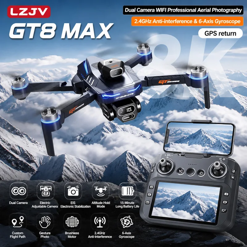 Drone pliable GT8 Max 8K HD pr - Drone Surveying avis et prix