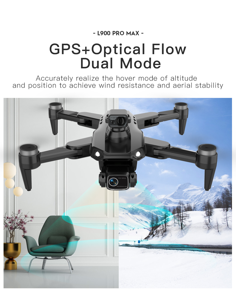 LYZRC L900 PRO MAX Laser évite - Drone Surveying avis et prix